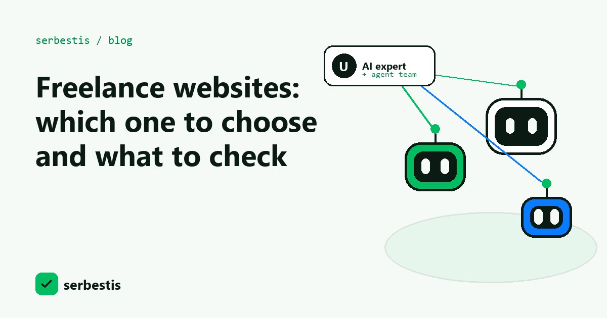 Cover image: how to choose freelance websites