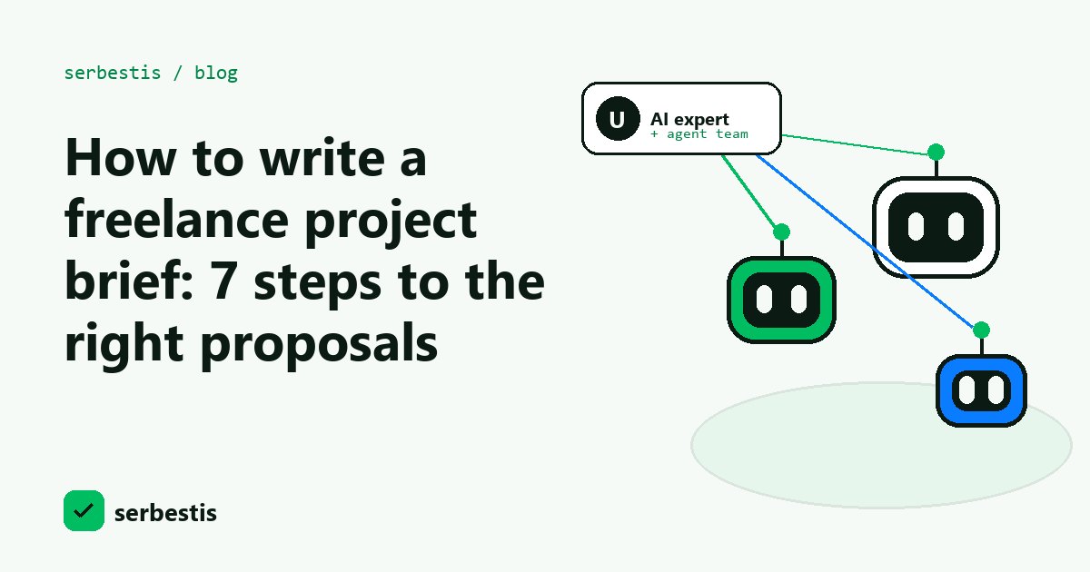 Cover image for how to write a freelance project brief