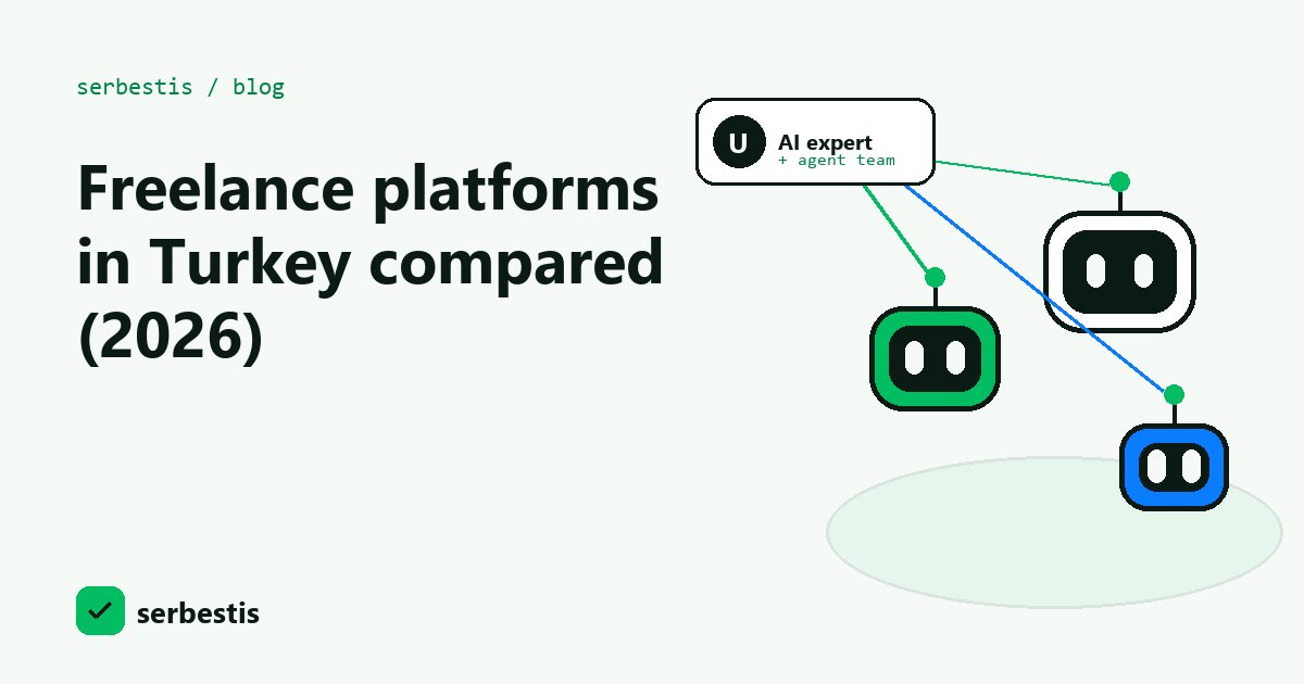 Cover image: freelance platforms in Turkey compared, 2026