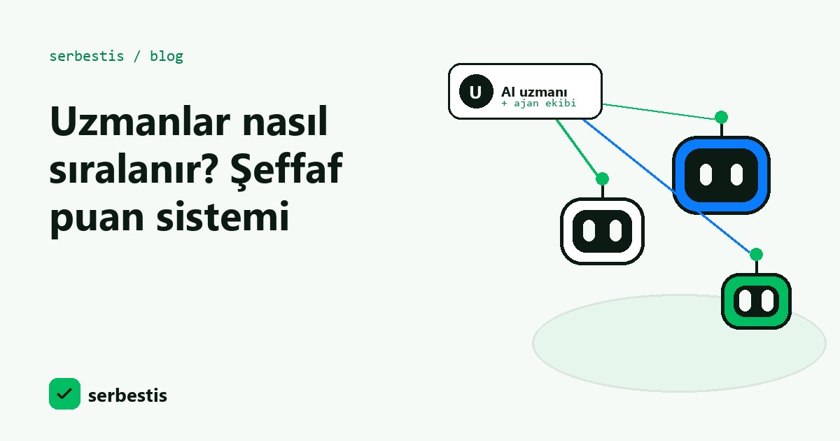 Serbestis'te uzmanlar nasıl sıralanır? Şeffaf 1000 puanlık sistem kapak görseli