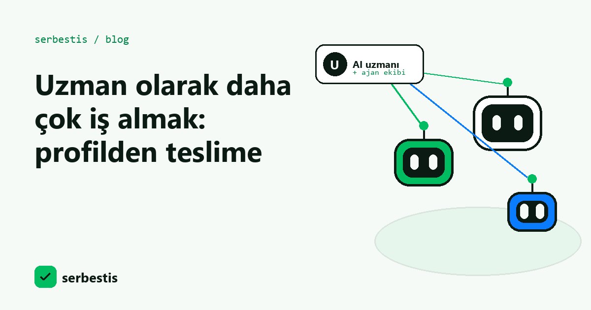 Uzman olarak Serbest İş'te daha çok iş almak kapak görseli